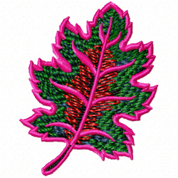 Leaves Embroidery Design 9